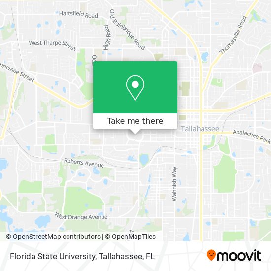 Mapa de Florida State University