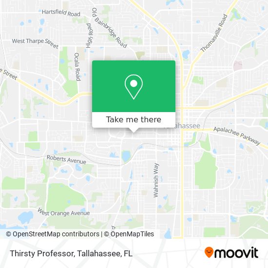 Mapa de Thirsty Professor