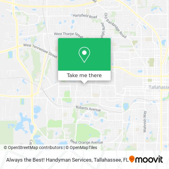 Mapa de Always the Best! Handyman Services