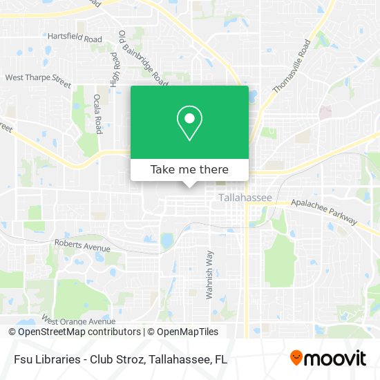 Fsu Libraries - Club Stroz map