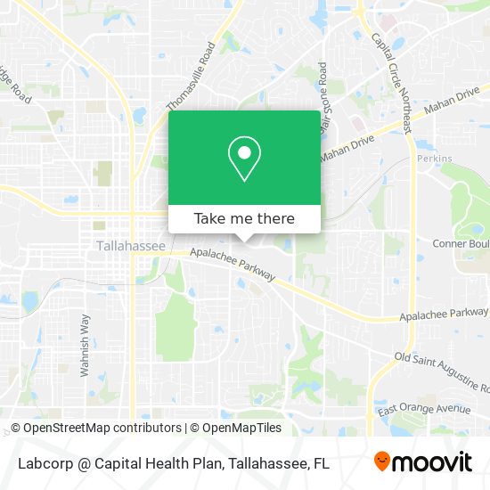 Mapa de Labcorp @ Capital Health Plan