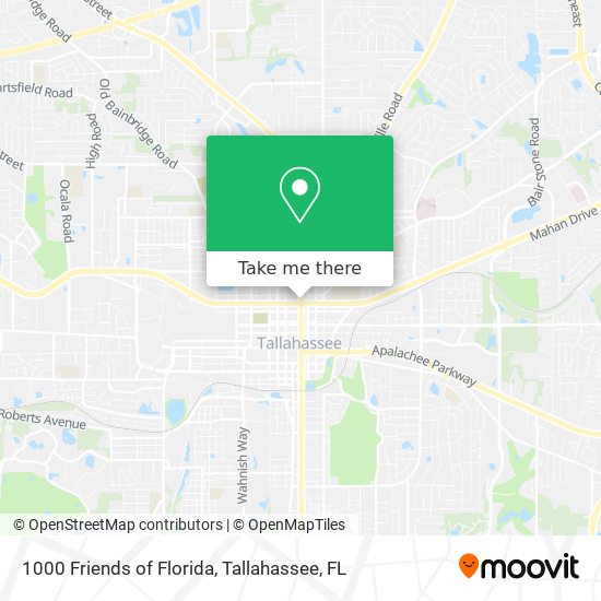 Mapa de 1000 Friends of Florida