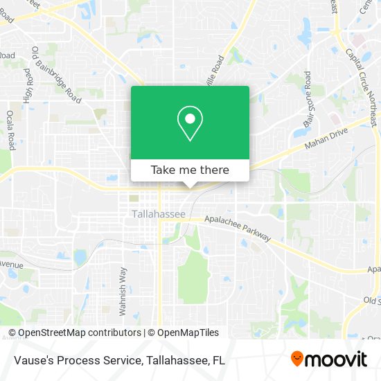 Vause's Process Service map