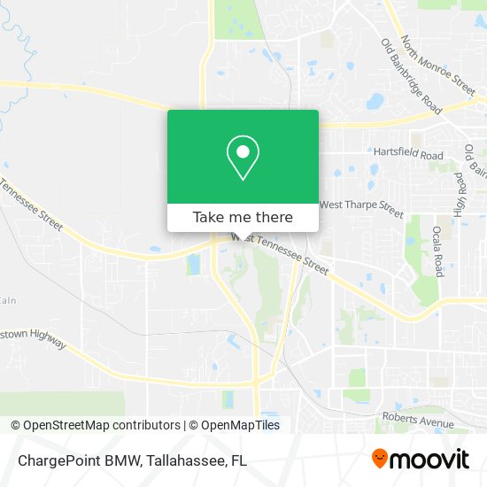 Mapa de ChargePoint BMW