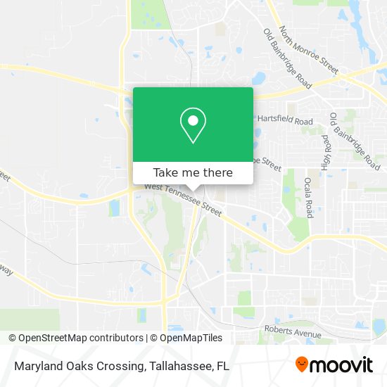 Mapa de Maryland Oaks Crossing