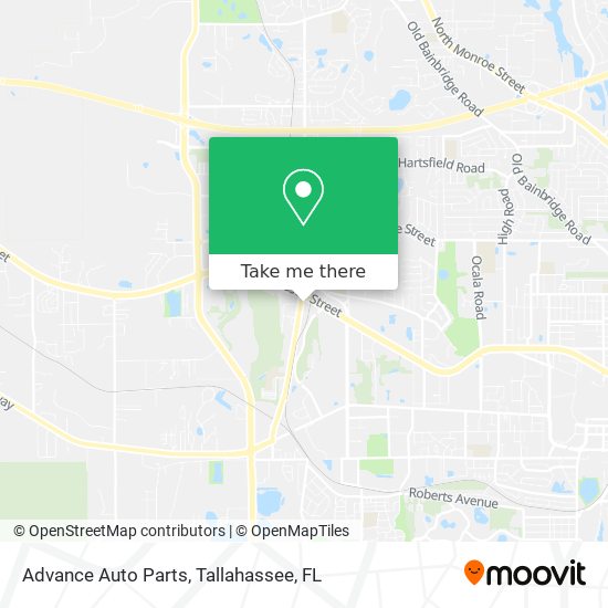 Mapa de Advance Auto Parts