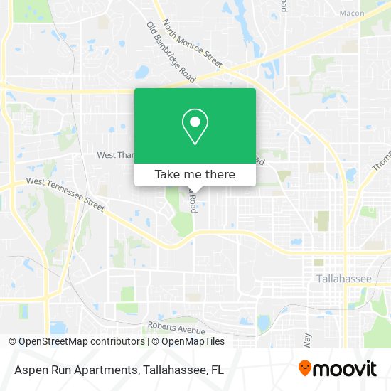 Mapa de Aspen Run Apartments