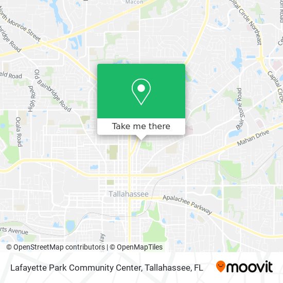 Lafayette Park Community Center map