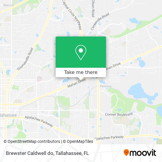 Mapa de Brewster Caldwell do