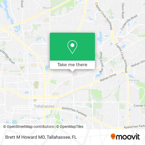 Brett M Howard MD map