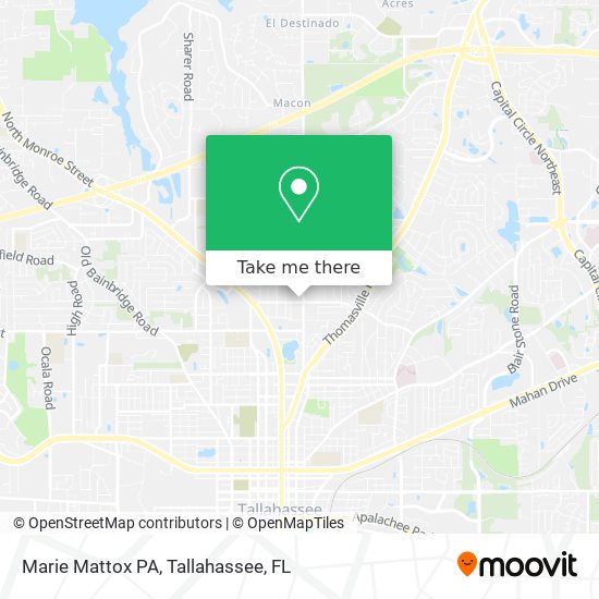 Marie Mattox PA map