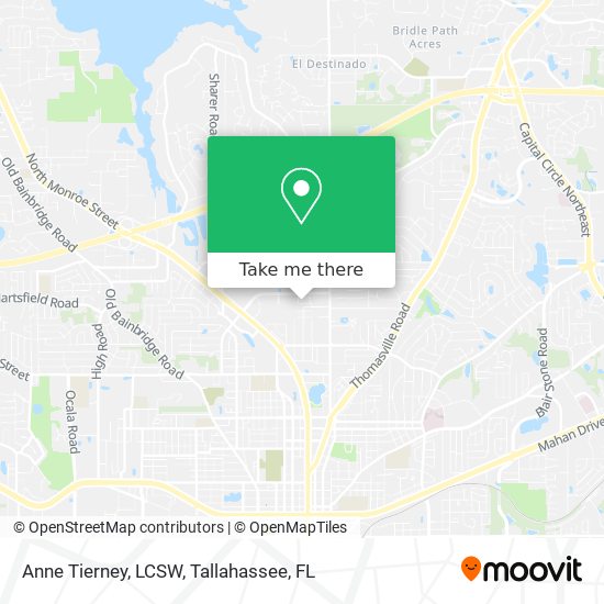 Anne Tierney, LCSW map