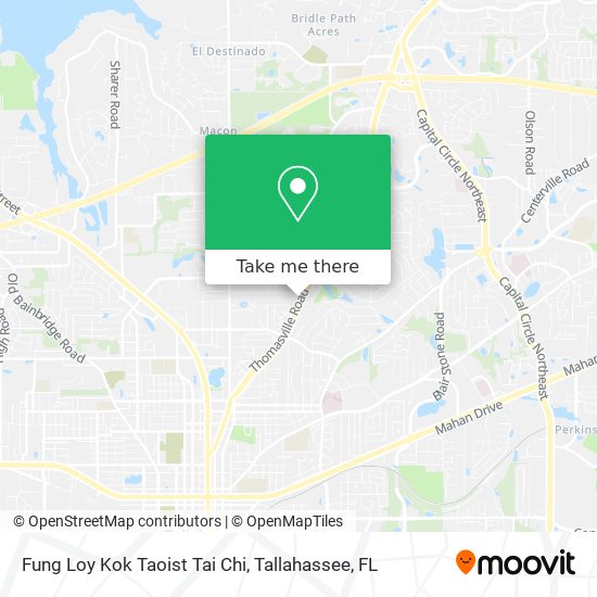 Fung Loy Kok Taoist Tai Chi map