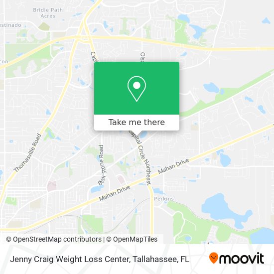 Jenny Craig Weight Loss Center map