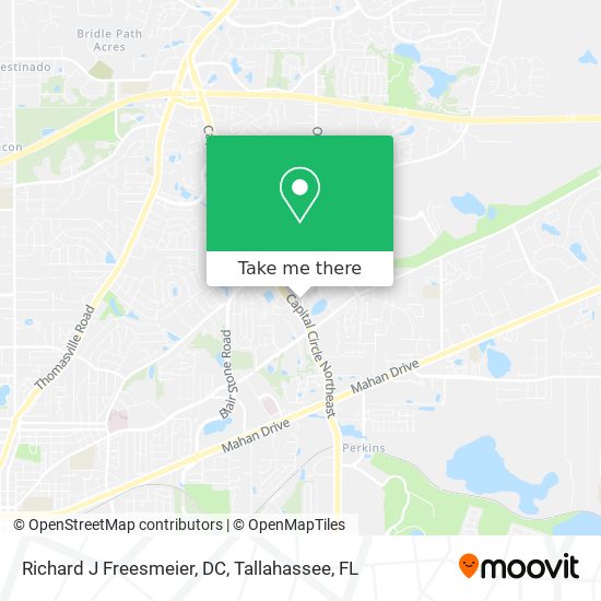 Richard J Freesmeier, DC map