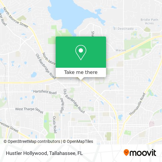 Hustler Hollywood map