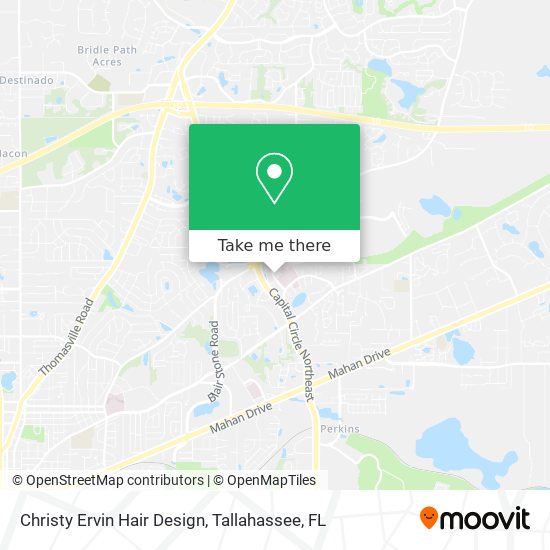 Mapa de Christy Ervin Hair Design