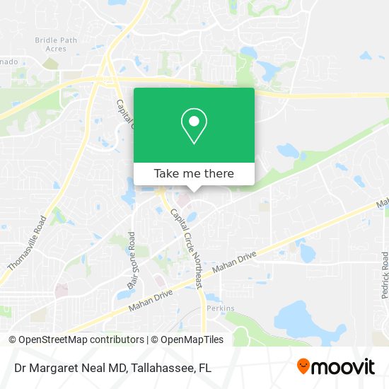 Dr Margaret Neal MD map