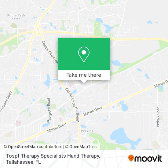 Tospt Therapy Specialists Hand Therapy map