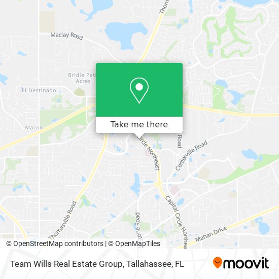 Mapa de Team Wills Real Estate Group