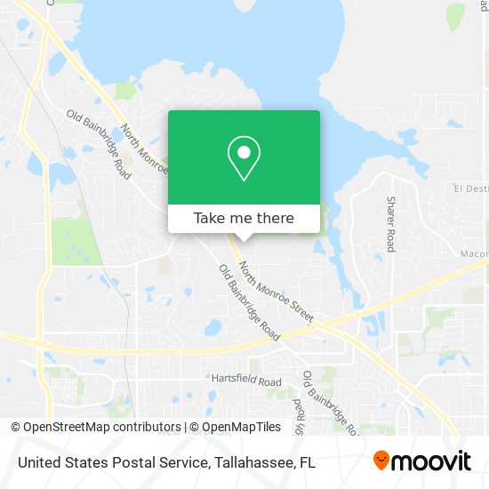 Mapa de United States Postal Service