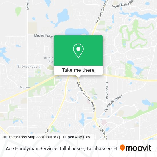 Ace Handyman Services Tallahassee map