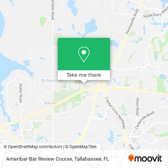 How to get to Ameribar-Bar Review Course in Tallahassee by Bus?