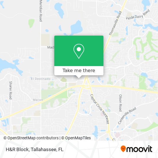 H&R Block map