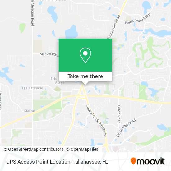 Mapa de UPS Access Point Location