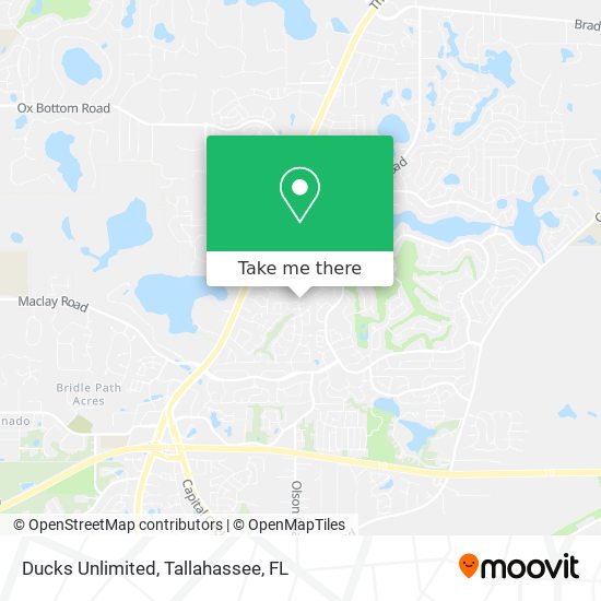 Ducks Unlimited map