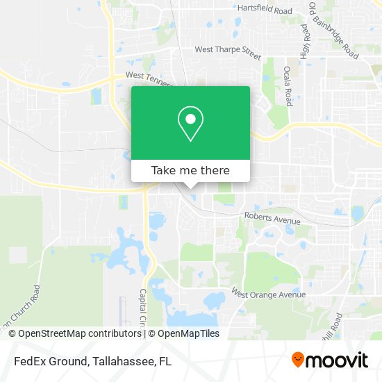 Mapa de FedEx Ground