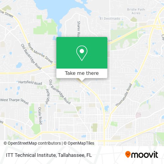 Mapa de ITT Technical Institute