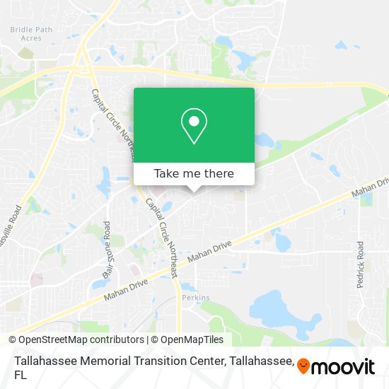 Tallahassee Memorial Transition Center map