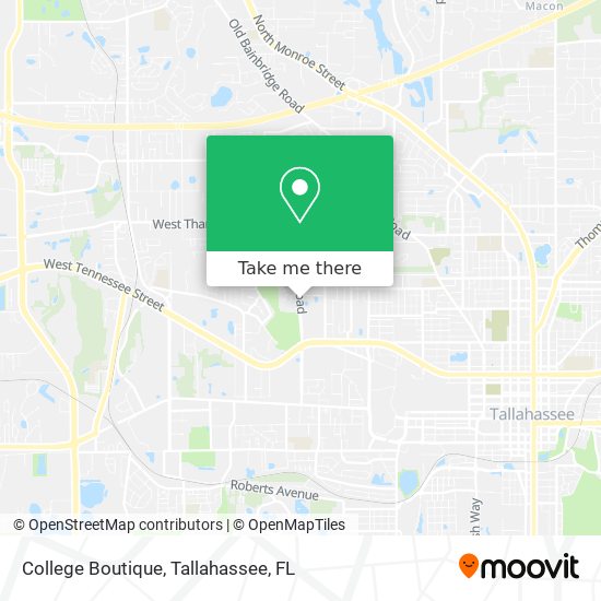 Mapa de College Boutique