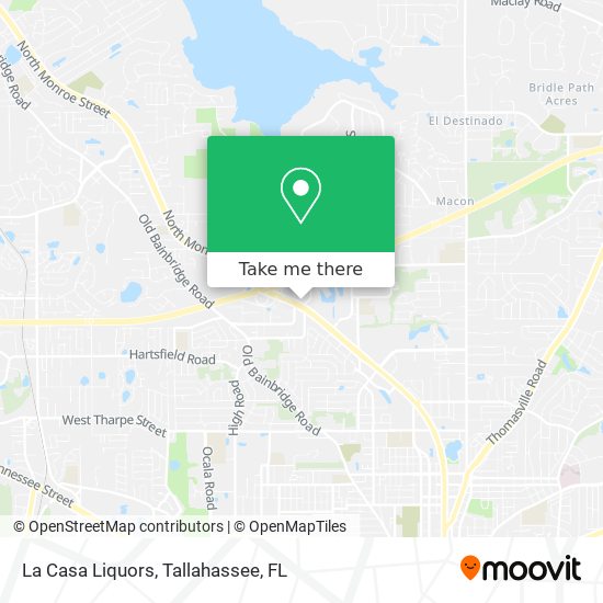 La Casa Liquors map
