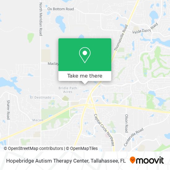 Hopebridge Autism Therapy Center map