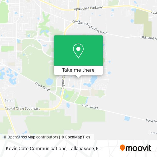 Kevin Cate Communications map
