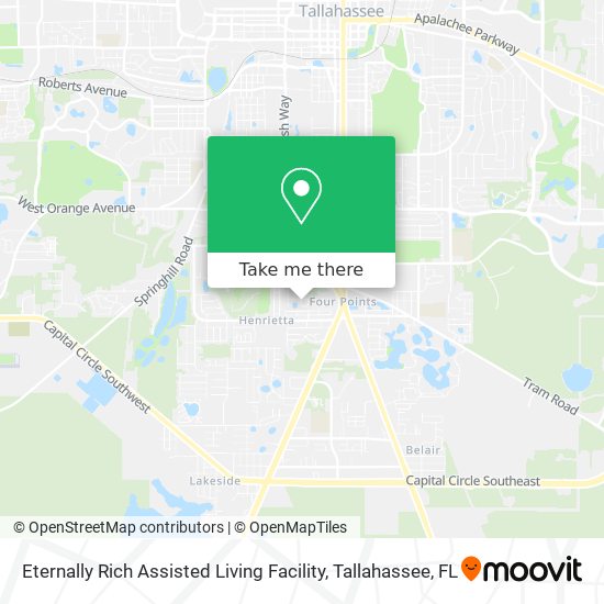 Mapa de Eternally Rich Assisted Living Facility