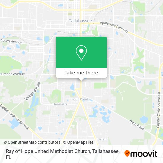 Ray of Hope United Methodist Church map