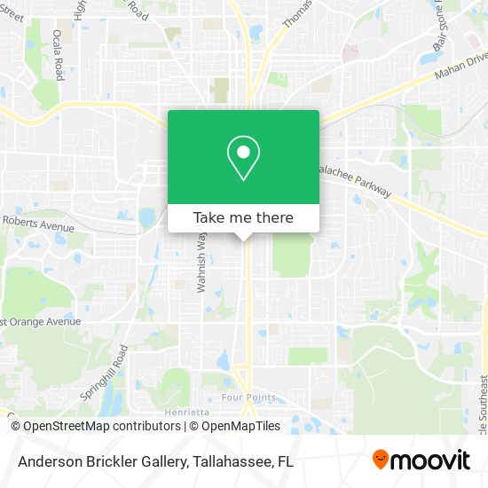 Anderson Brickler Gallery map
