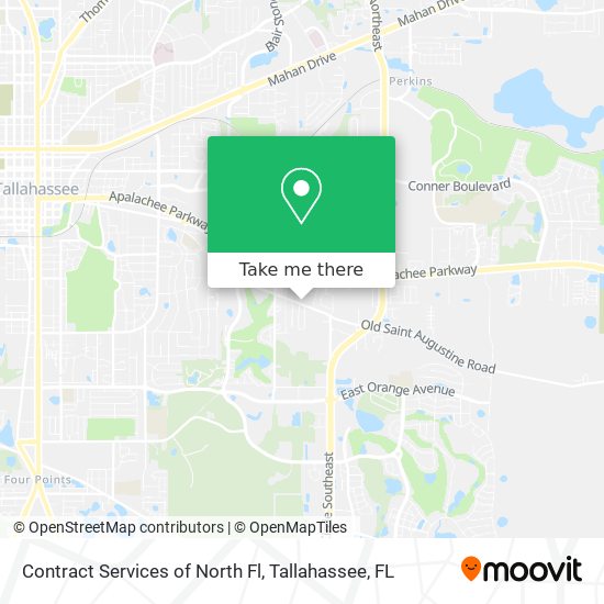 Contract Services of North Fl map