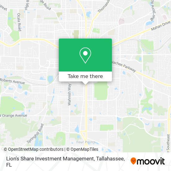 Mapa de Lion's Share Investment Management
