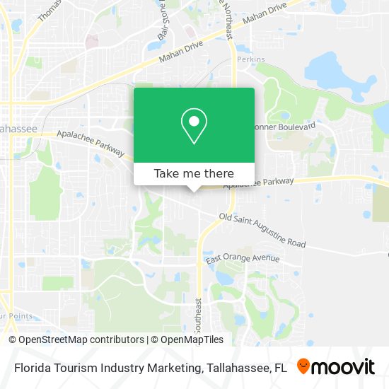 Florida Tourism Industry Marketing map