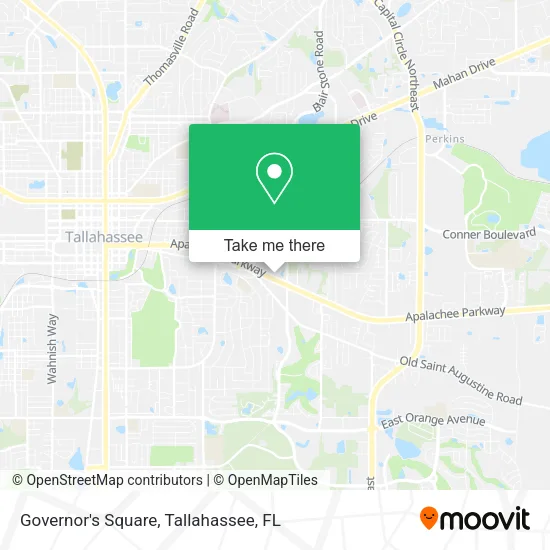 Mapa de Governor's Square