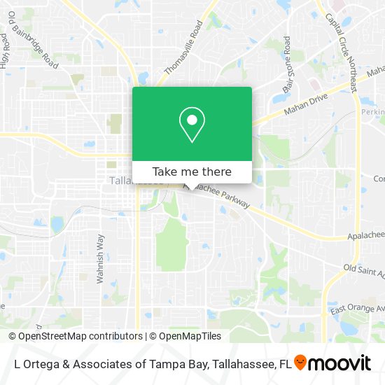 L Ortega & Associates of Tampa Bay map