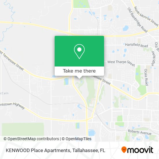 KENWOOD Place Apartments map