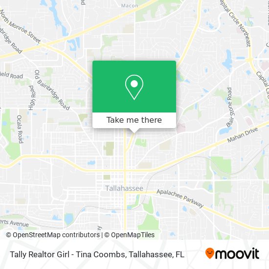 Tally Realtor Girl - Tina Coombs map