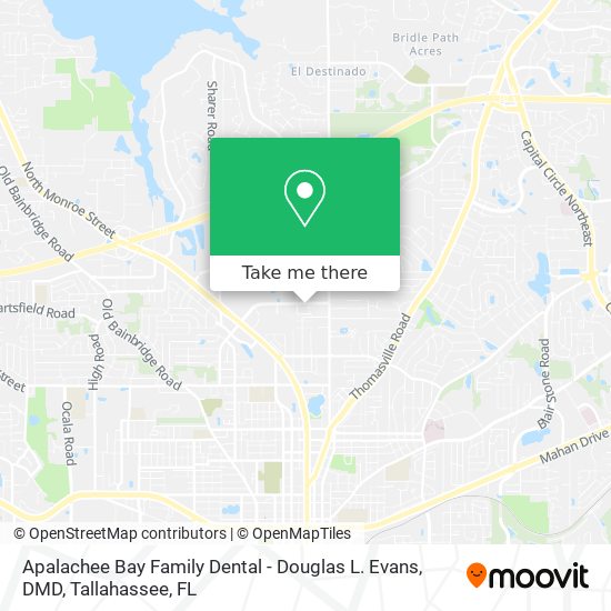 Apalachee Bay Family Dental - Douglas L. Evans, DMD map