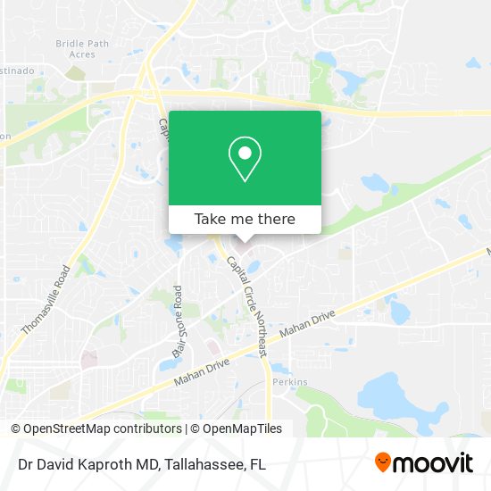 Dr David Kaproth MD map