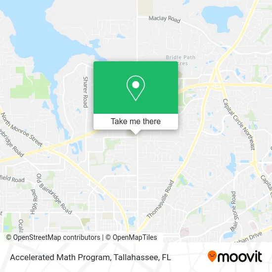 Accelerated Math Program map